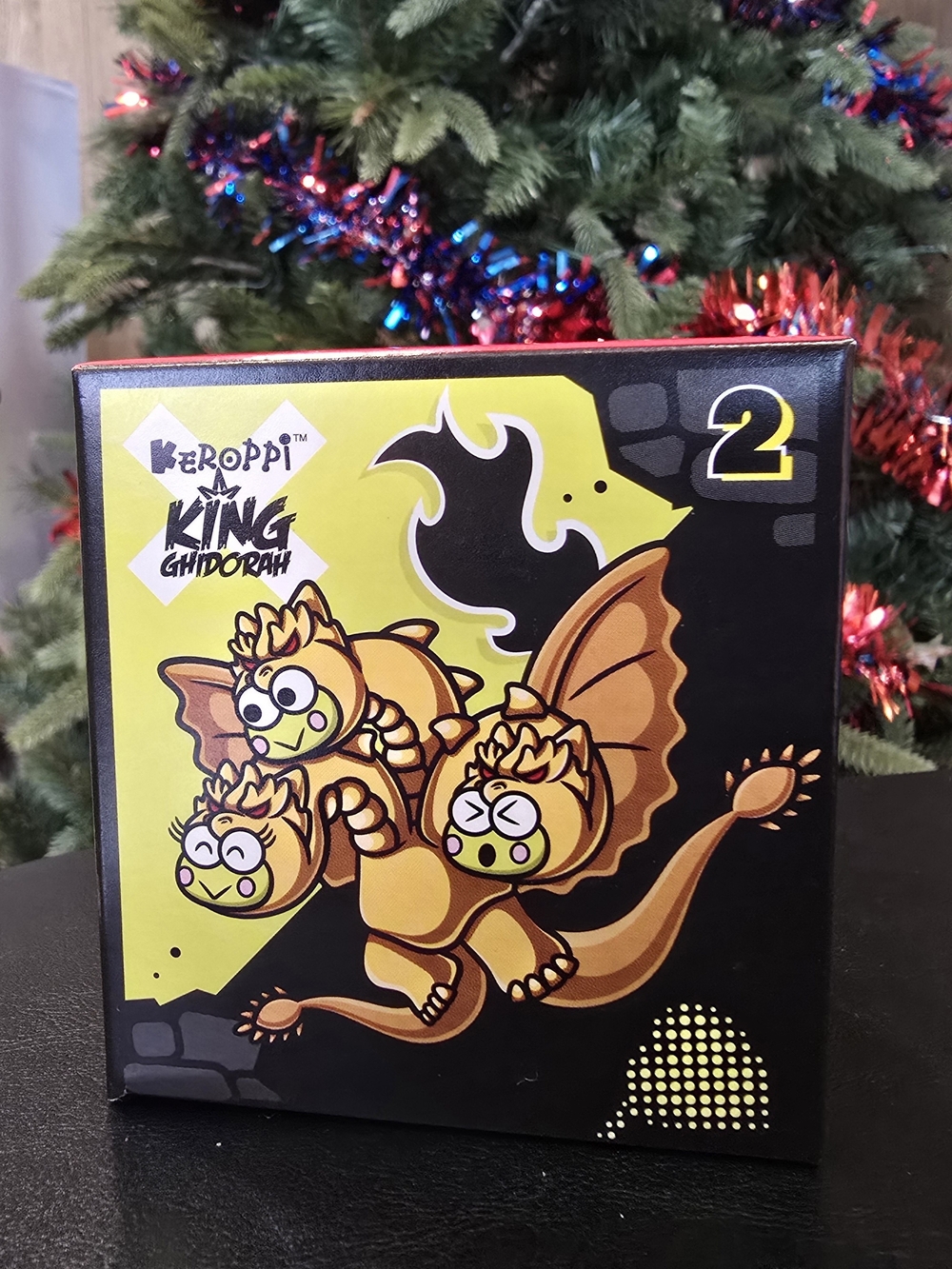 Sanrio King Ghidorah Kids Costume Box - Gold and Black